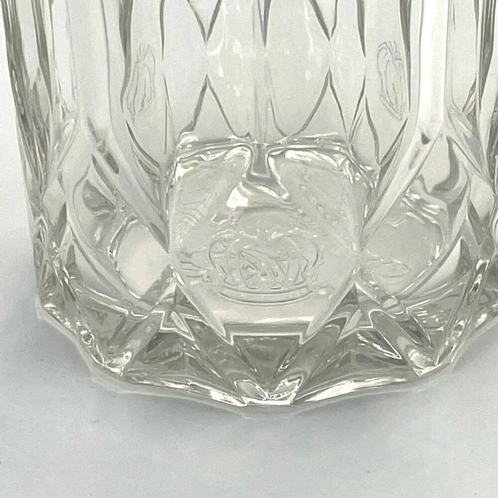 Crown‎ Royal Whiskey High Ball Glass Cocktail Drink Clear Glass 8 oz Tumbler Bar
